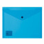 Папка с кнопкой А5 240*190 мм синяя 0,18 мм