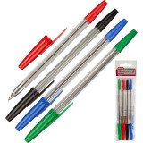 Ручка шариковая Attache набор 4 цвета